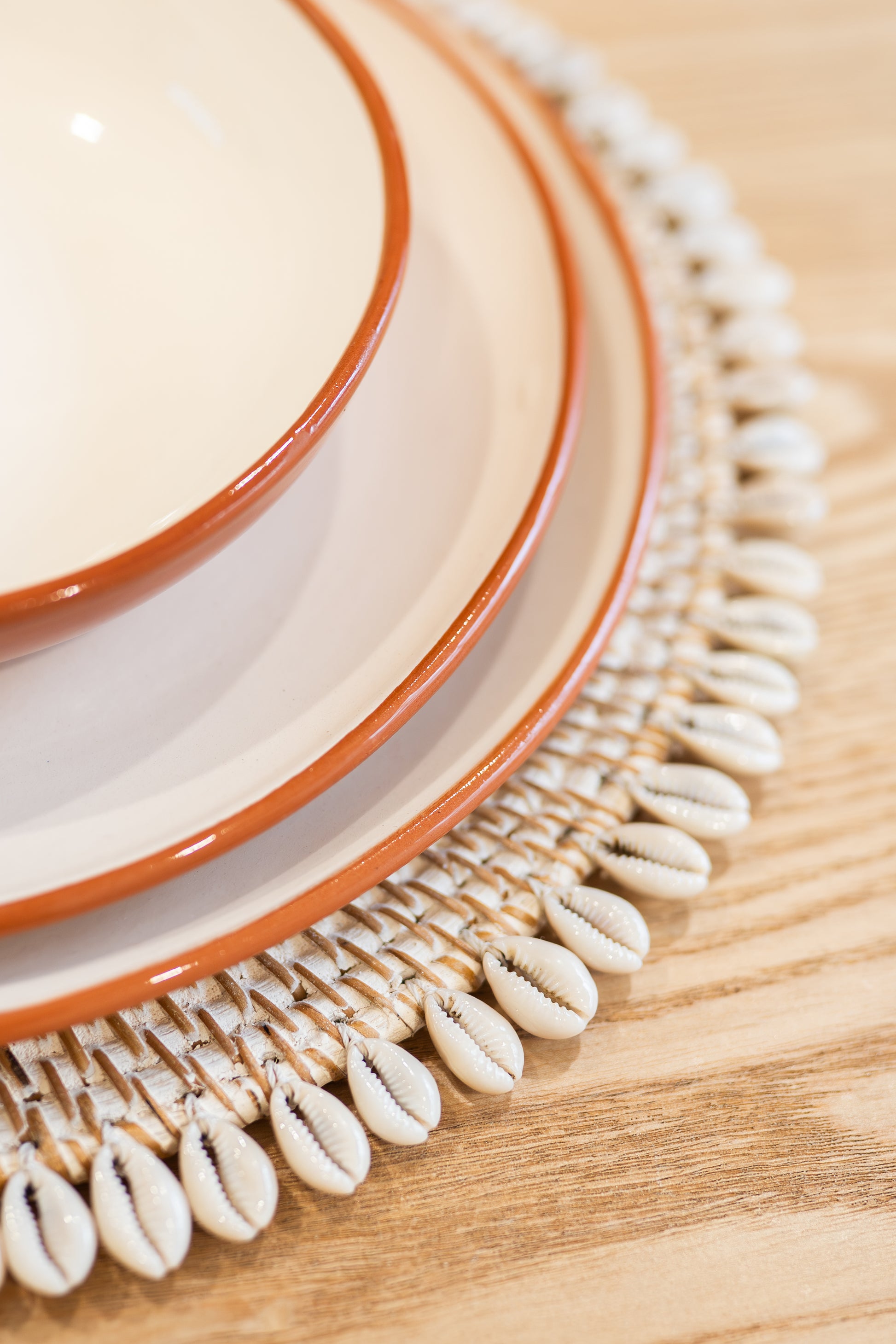 Plate Luma Clay – 23 cm - Set van 2