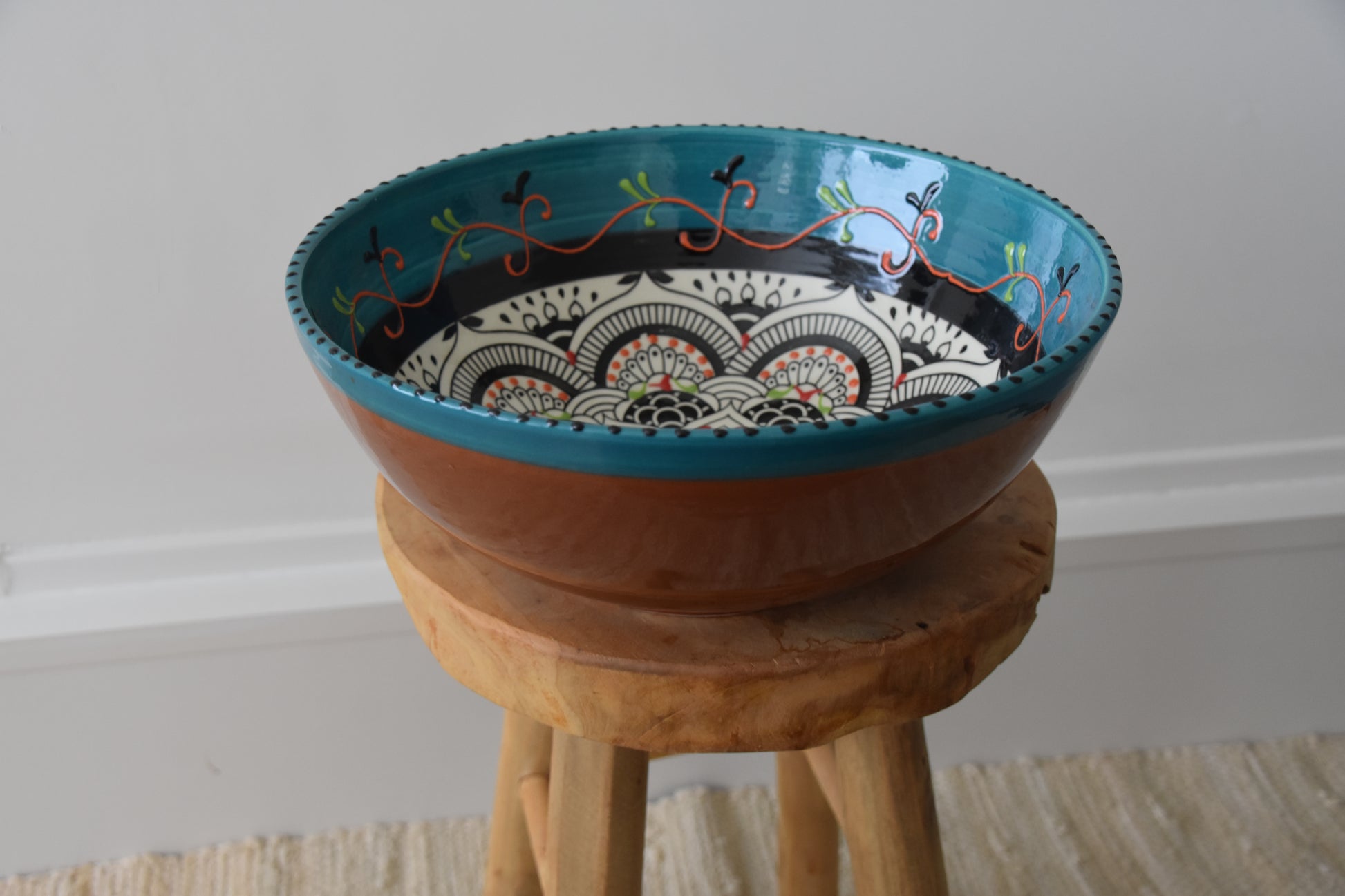 Grote Spaanse gazpacho schaal