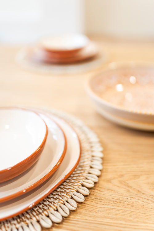 Aris Pastel schaal – 26 cm – Handbeschilderd