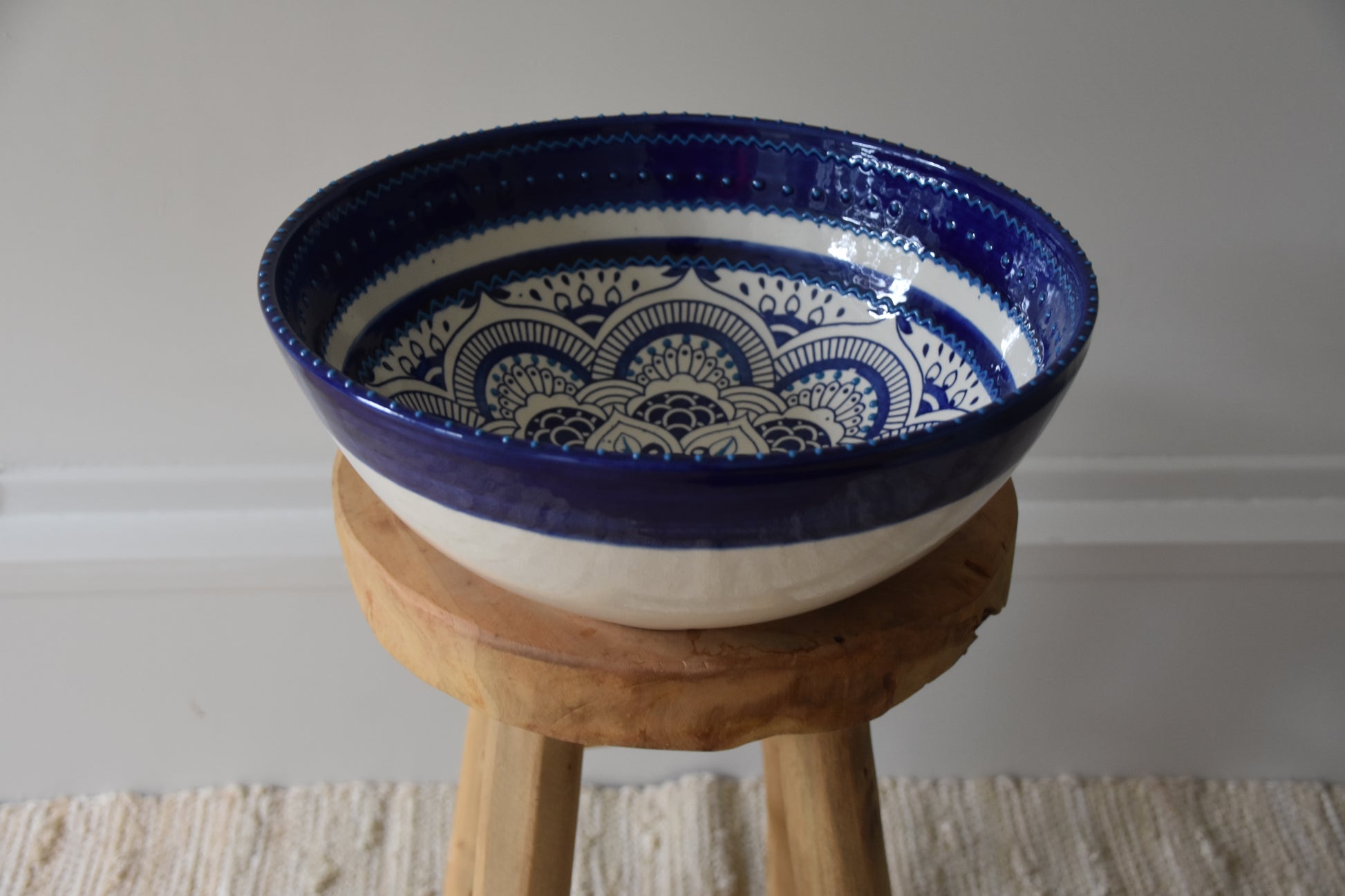 Grote Spaanse gazpacho schaal