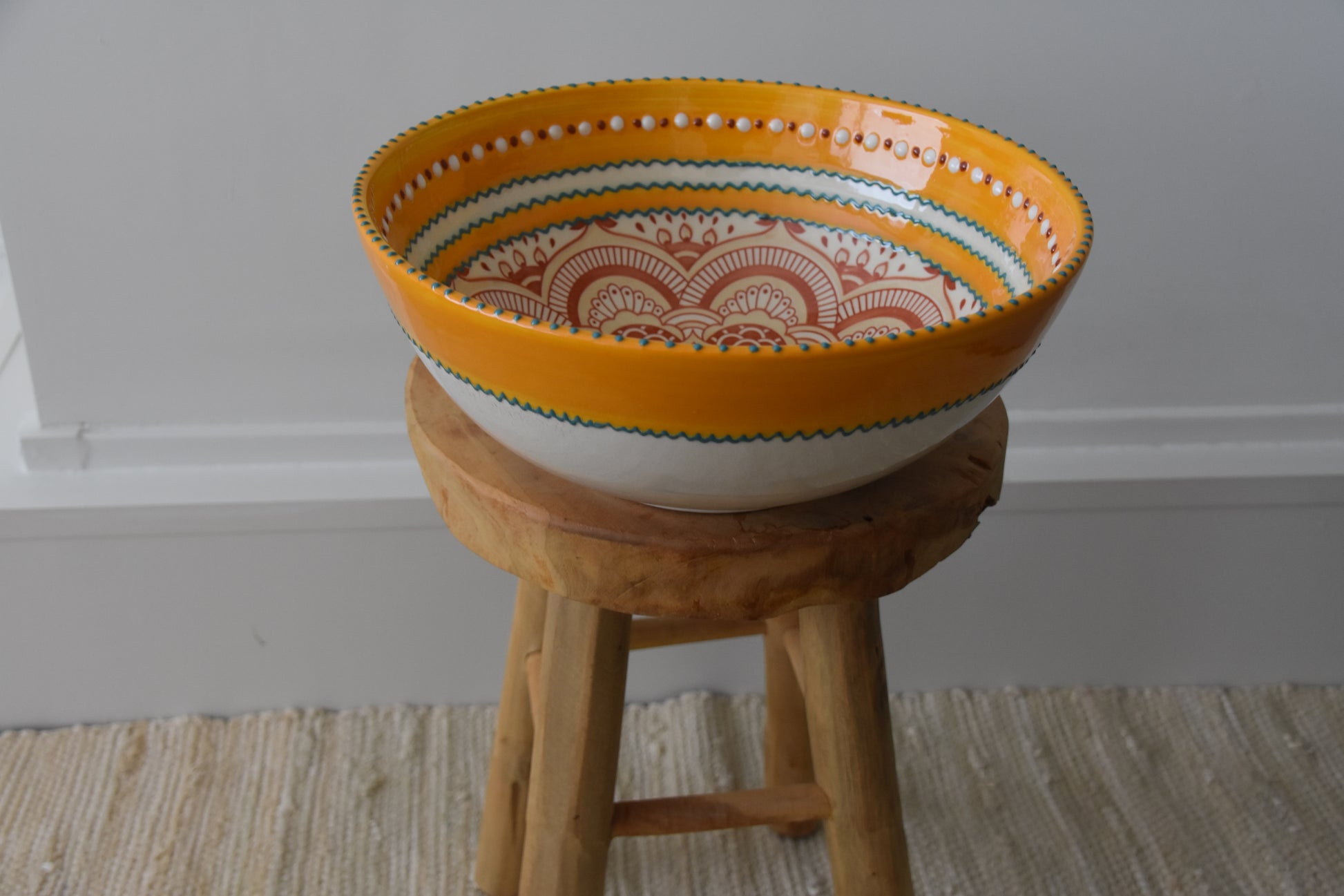 Grote Spaanse gazpacho schaal