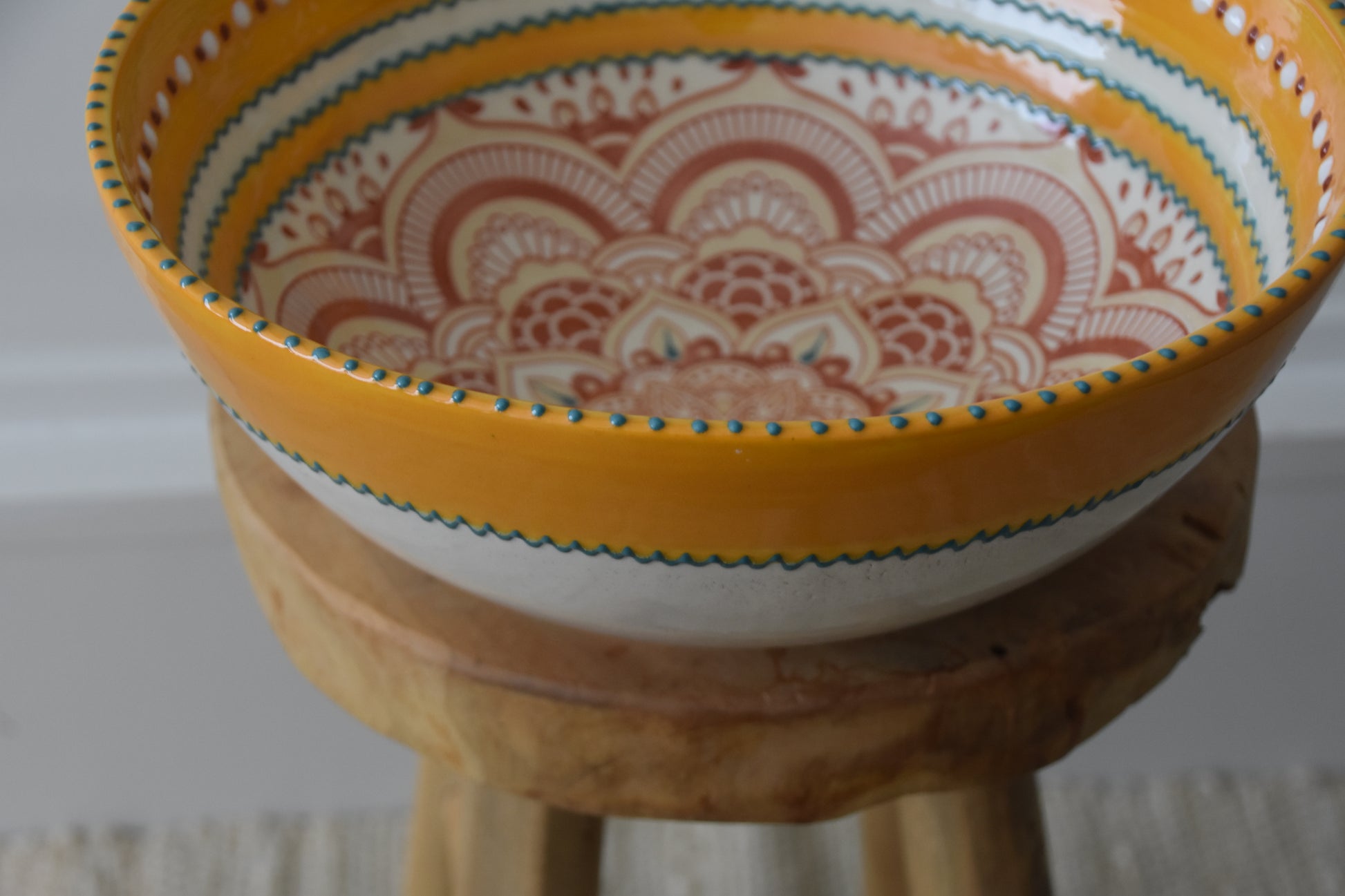 Grote Spaanse gazpacho schaal