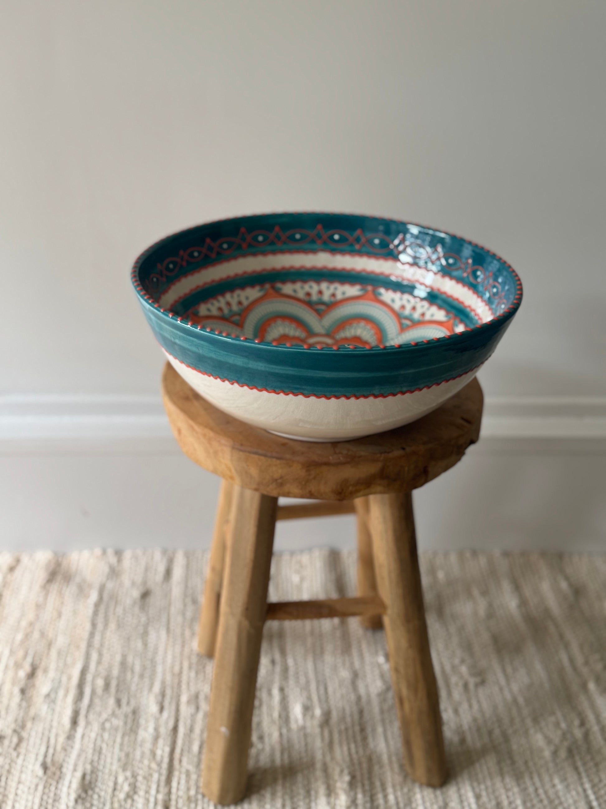 Grote Spaanse gazpacho schaal