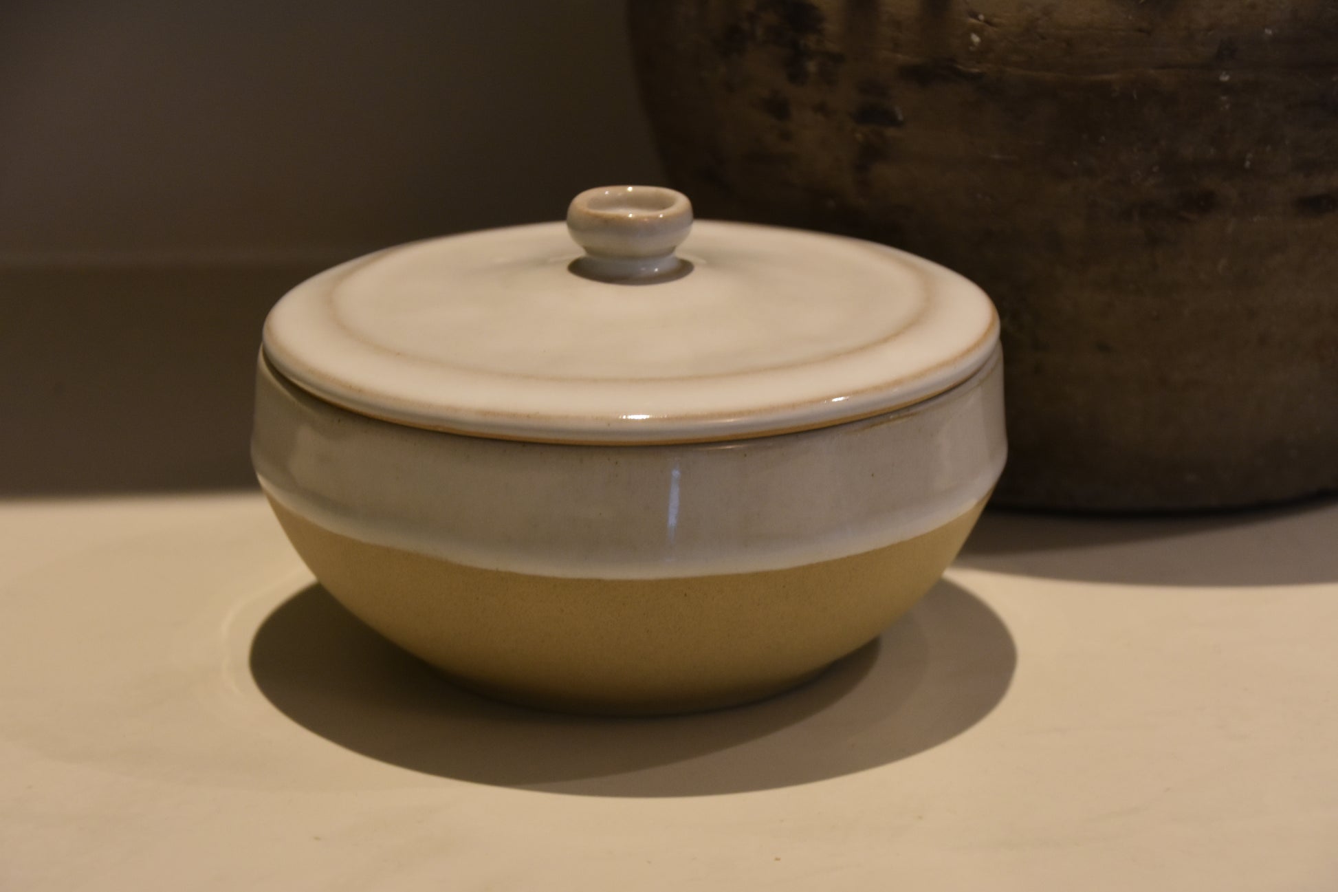 Voorraadpot ‘Marrakesh’ – Zandgeel – 15 cm – Costa Nova & Casafina