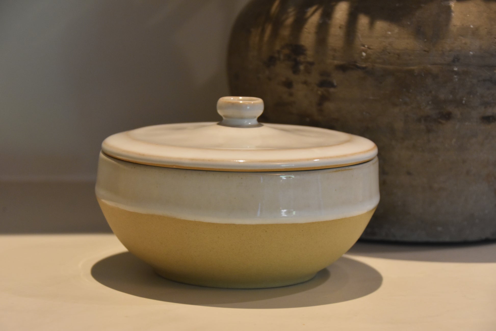 Voorraadpot ‘Marrakesh’ – Zandgeel – 15 cm – Costa Nova & Casafina