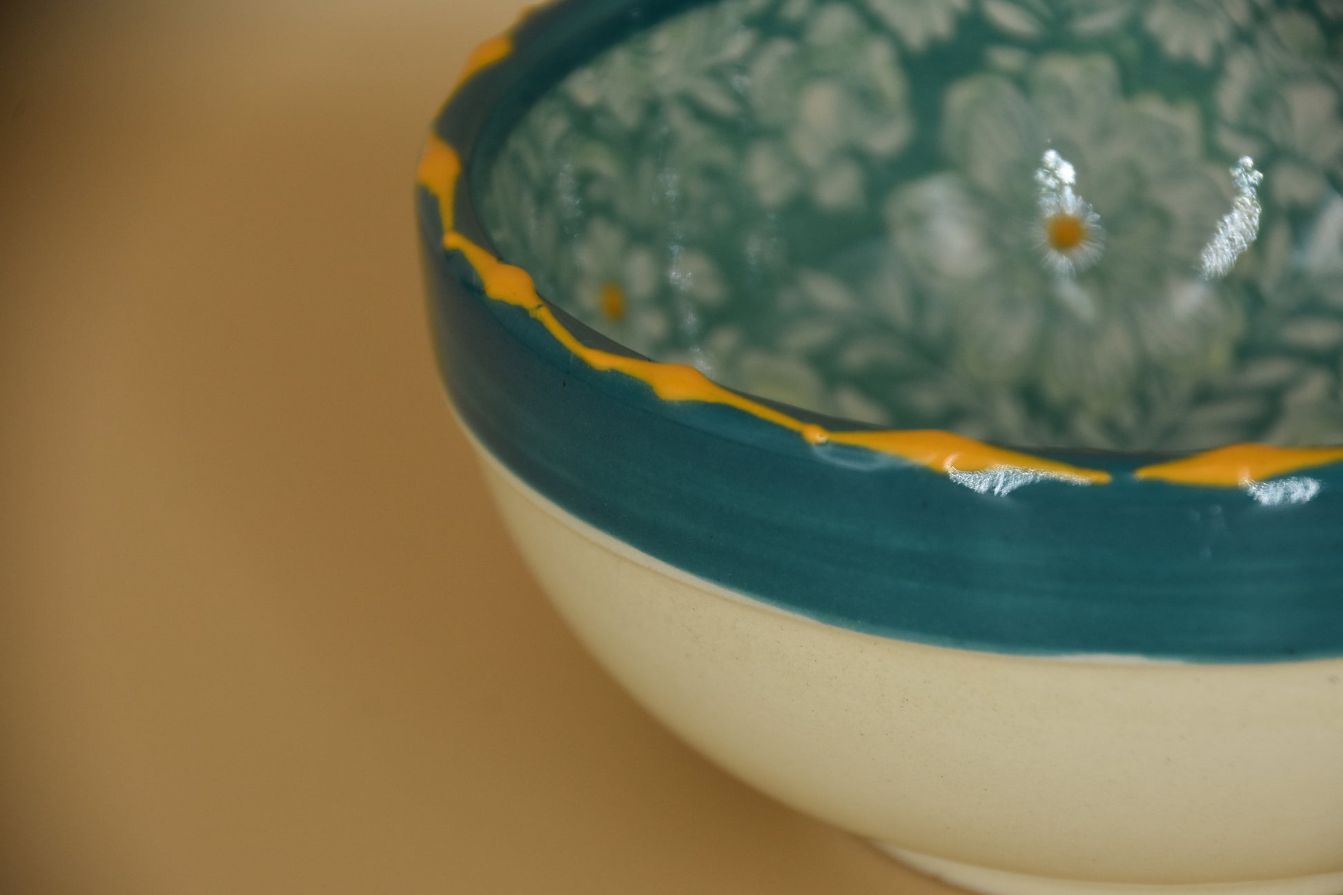 Flower Pastel kommetje – 14 cm – Handbeschilderd