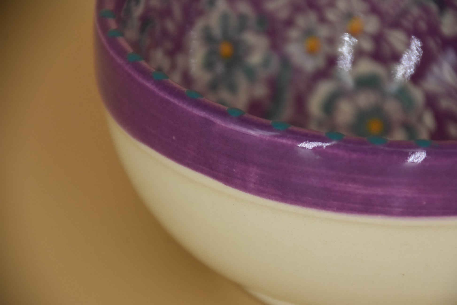 Flower Pastel kommetje – 14 cm – Handbeschilderd