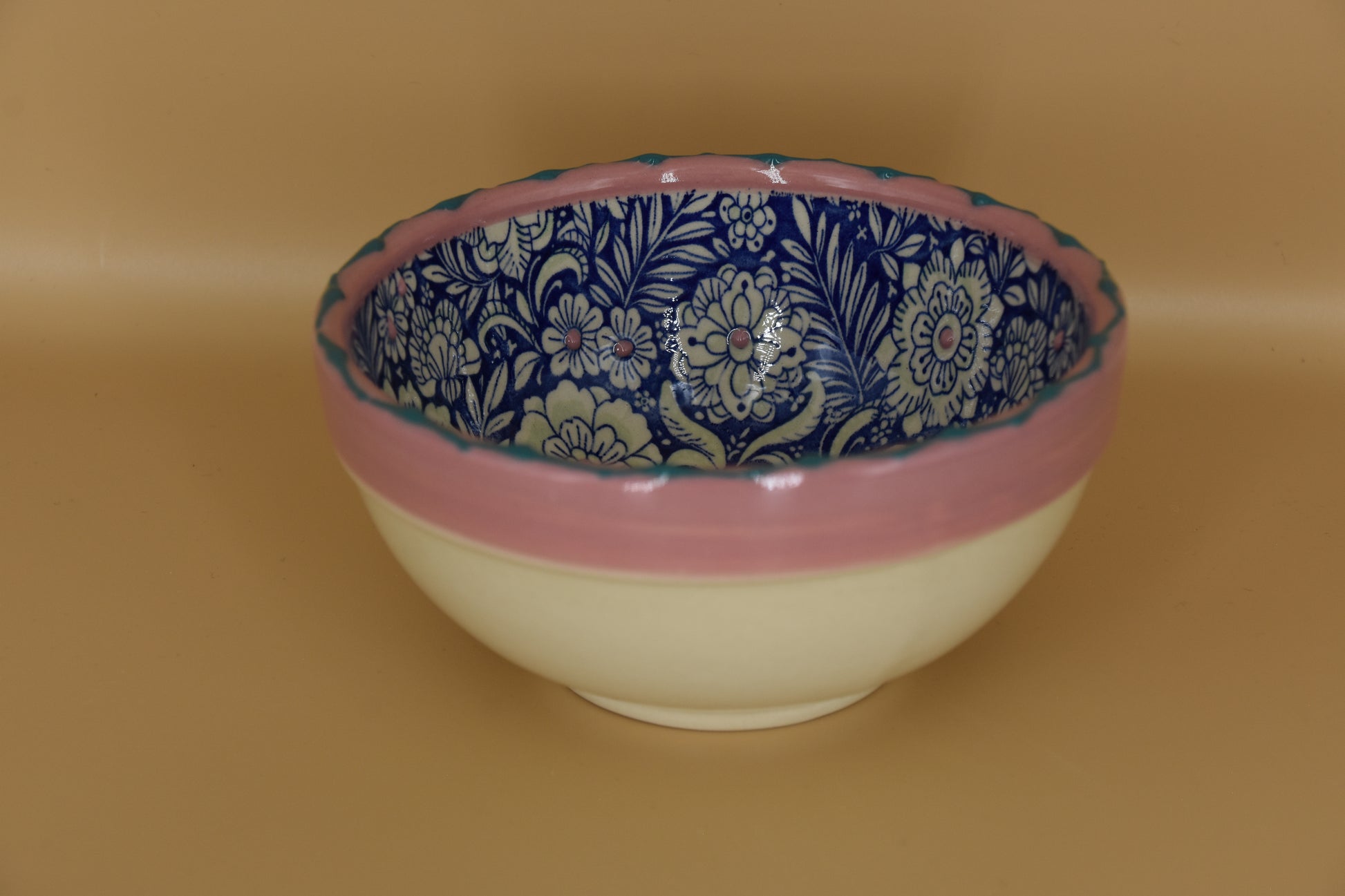 Flower Pastel kommetje – 14 cm – Handbeschilderd