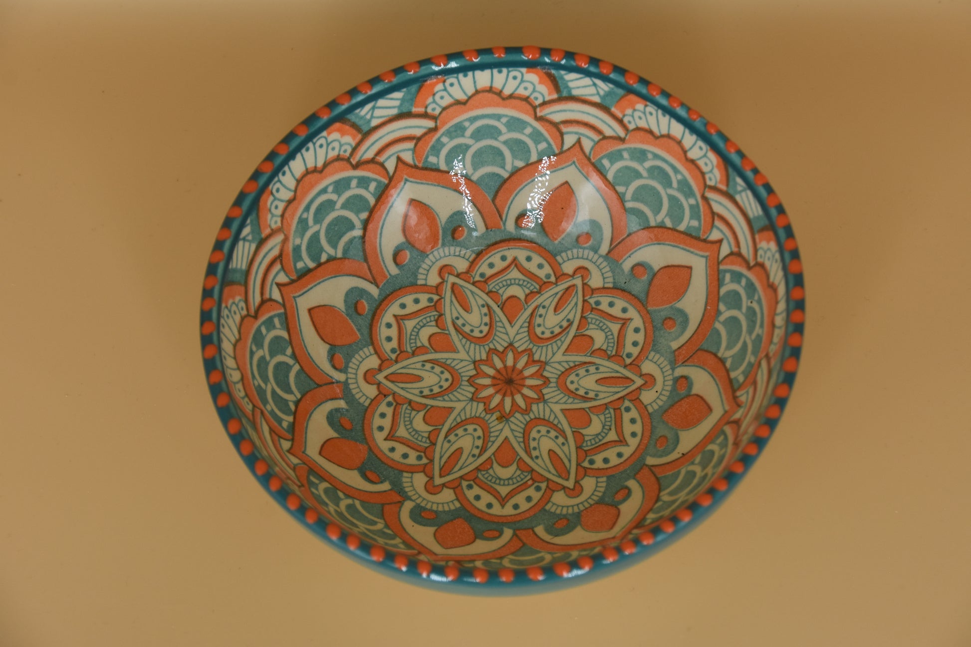 Gazpachera Kommetje – 15 x 5,5 cm, Handbeschilderd