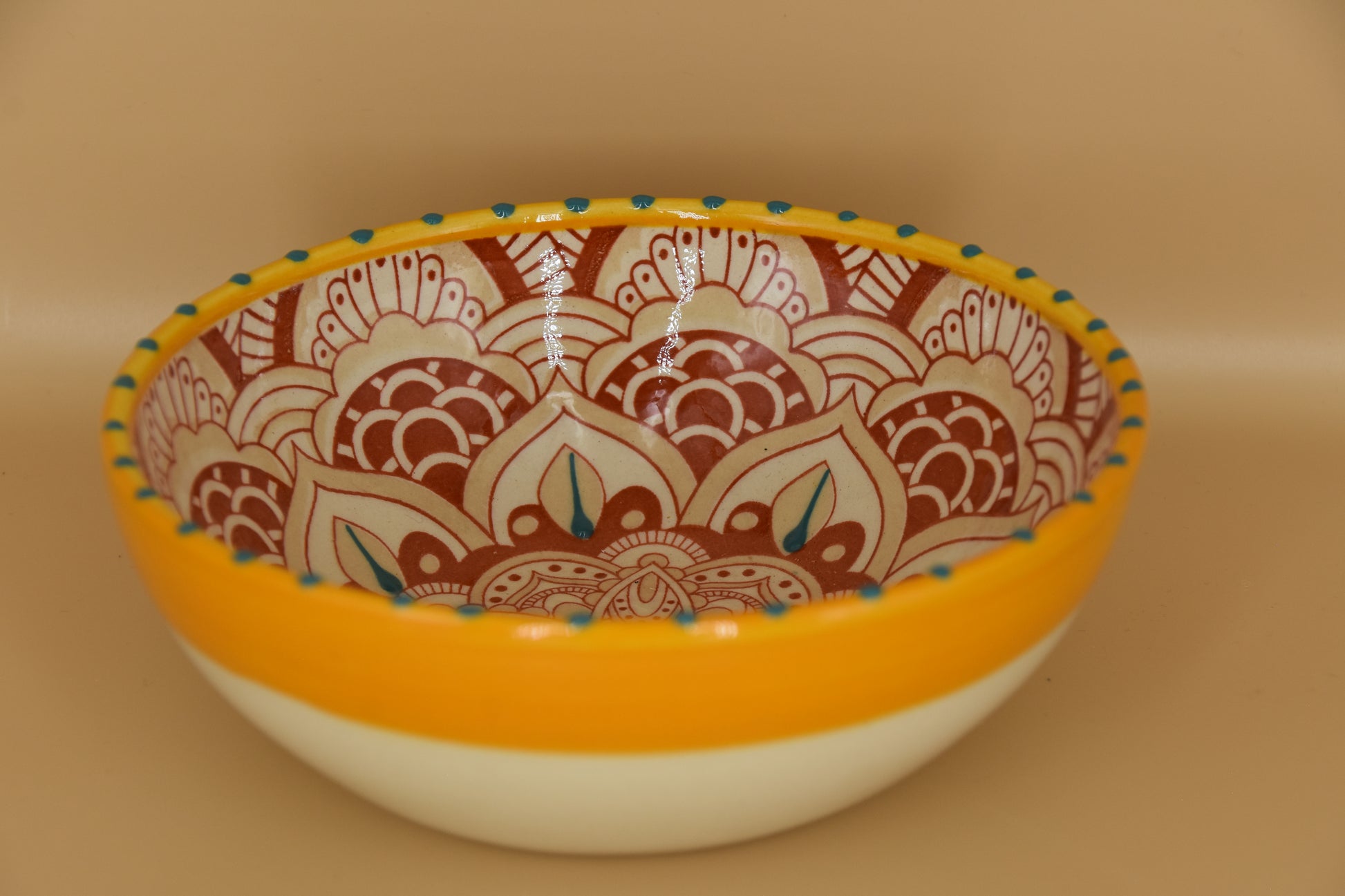 Gazpachera Kommetje – 15 x 5,5 cm, Handbeschilderd