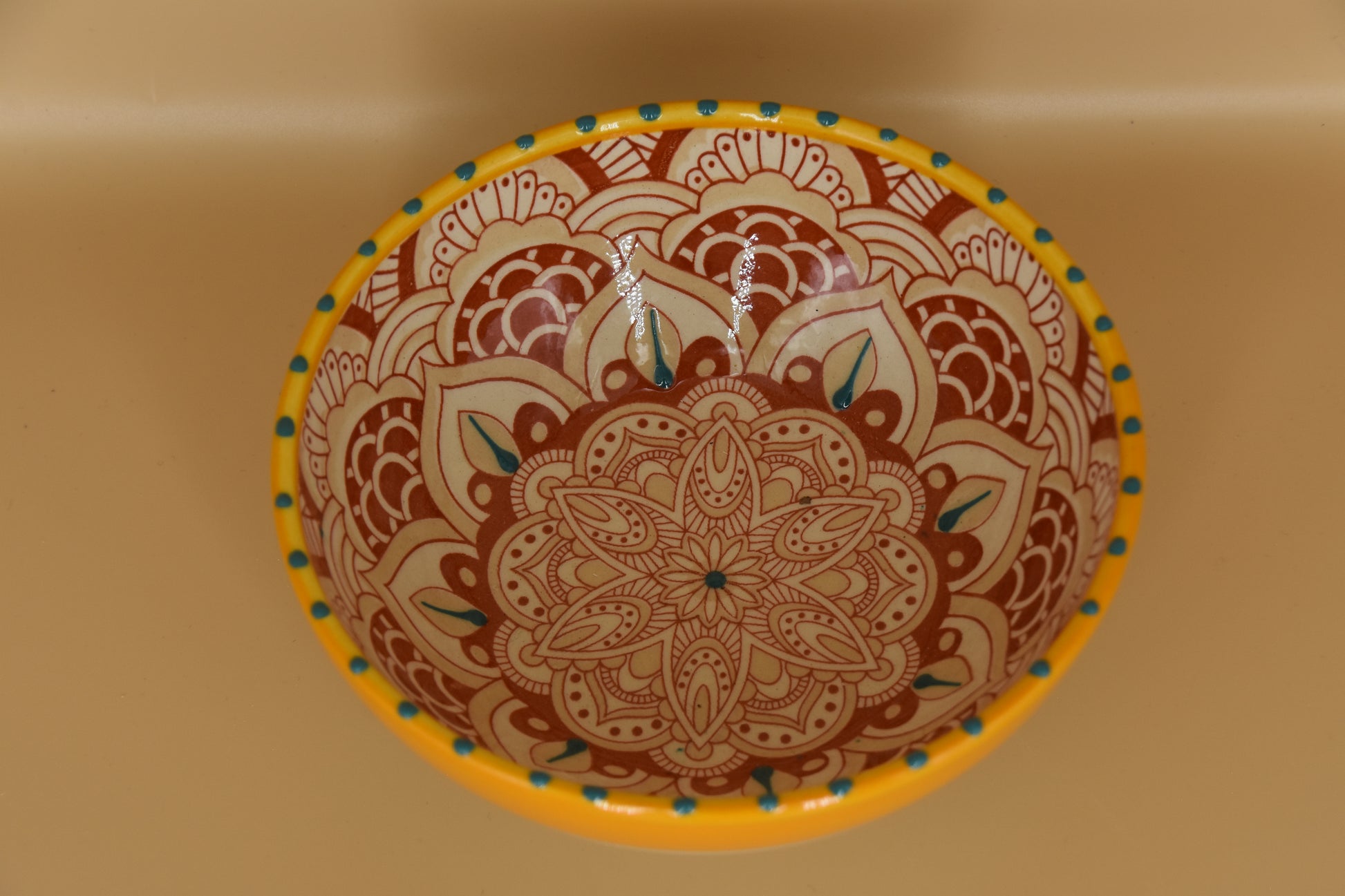 Gazpachera Kommetje – 15 x 5,5 cm, Handbeschilderd