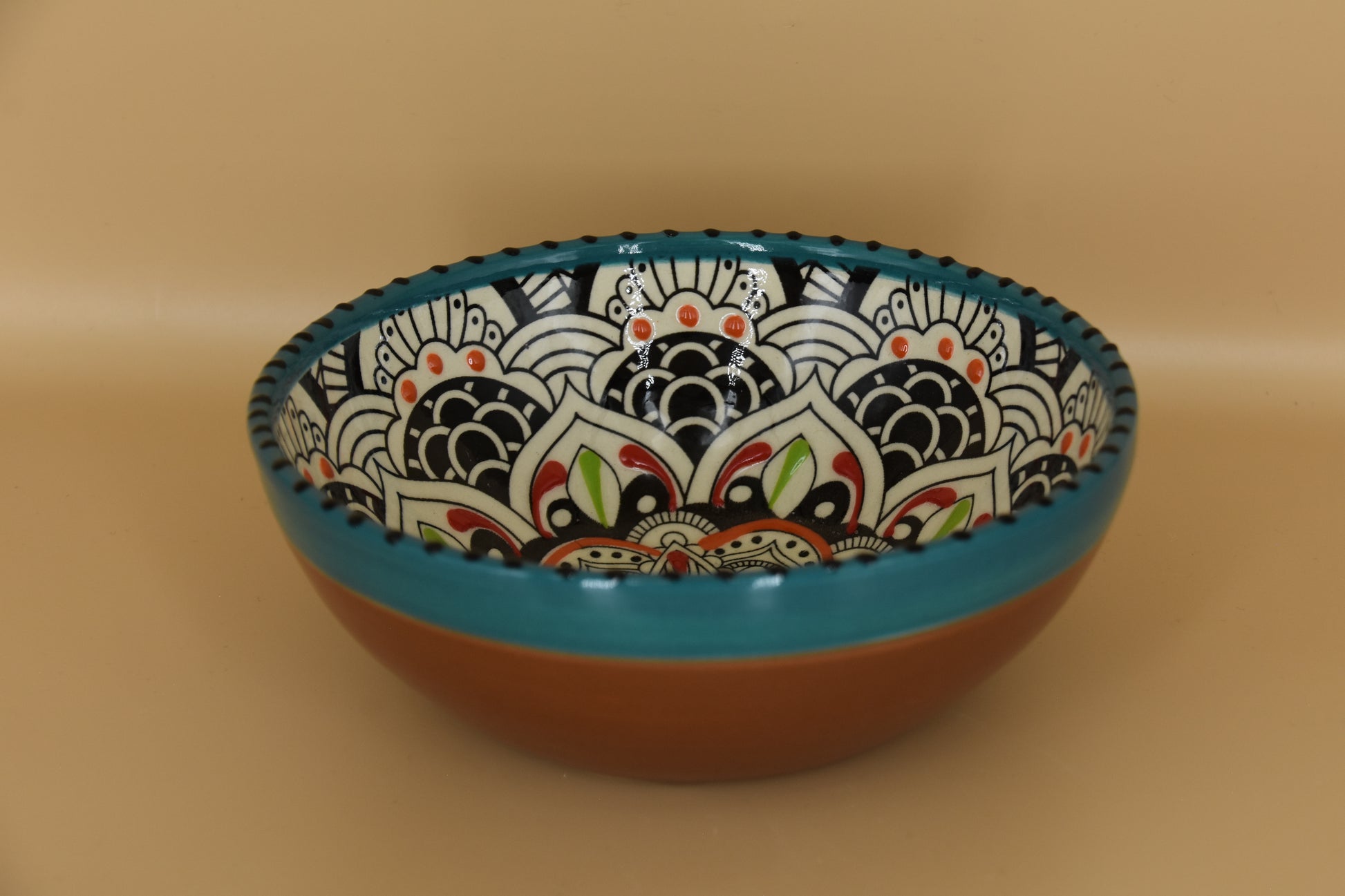 Gazpachera Kommetje – 15 x 5,5 cm, Handbeschilderd