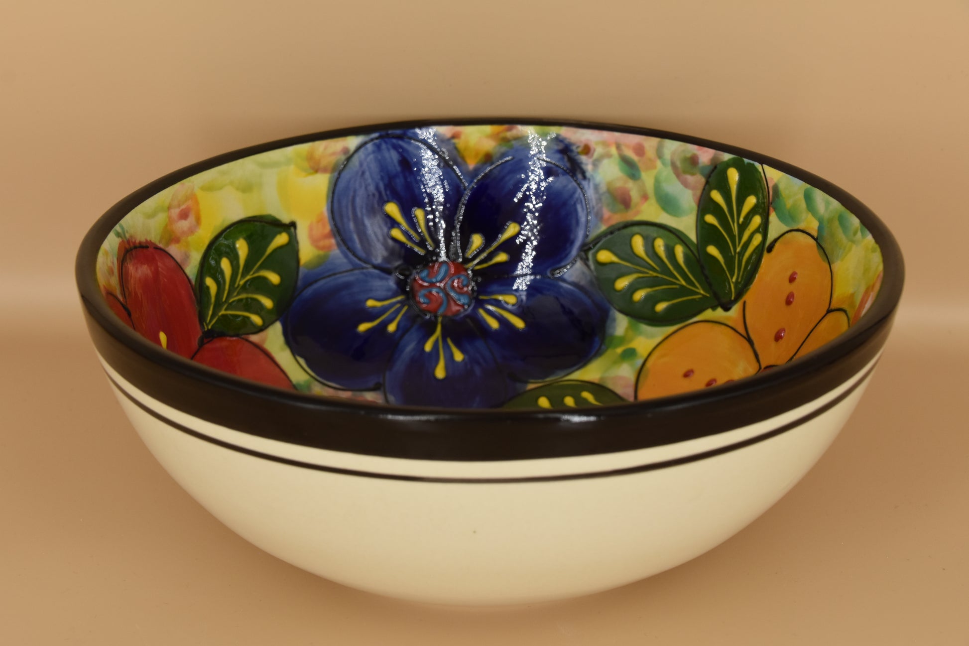 Colora Ceramics schaal – 25 cm – Handbeschilderd