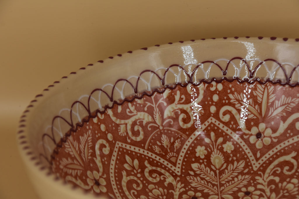 Aris Pastel schaal – 25 cm – Handbeschilderd