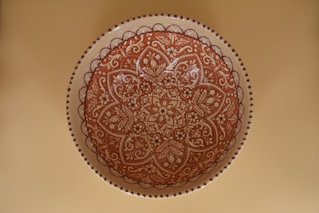 Aris Pastel schaal – 25 cm – Handbeschilderd