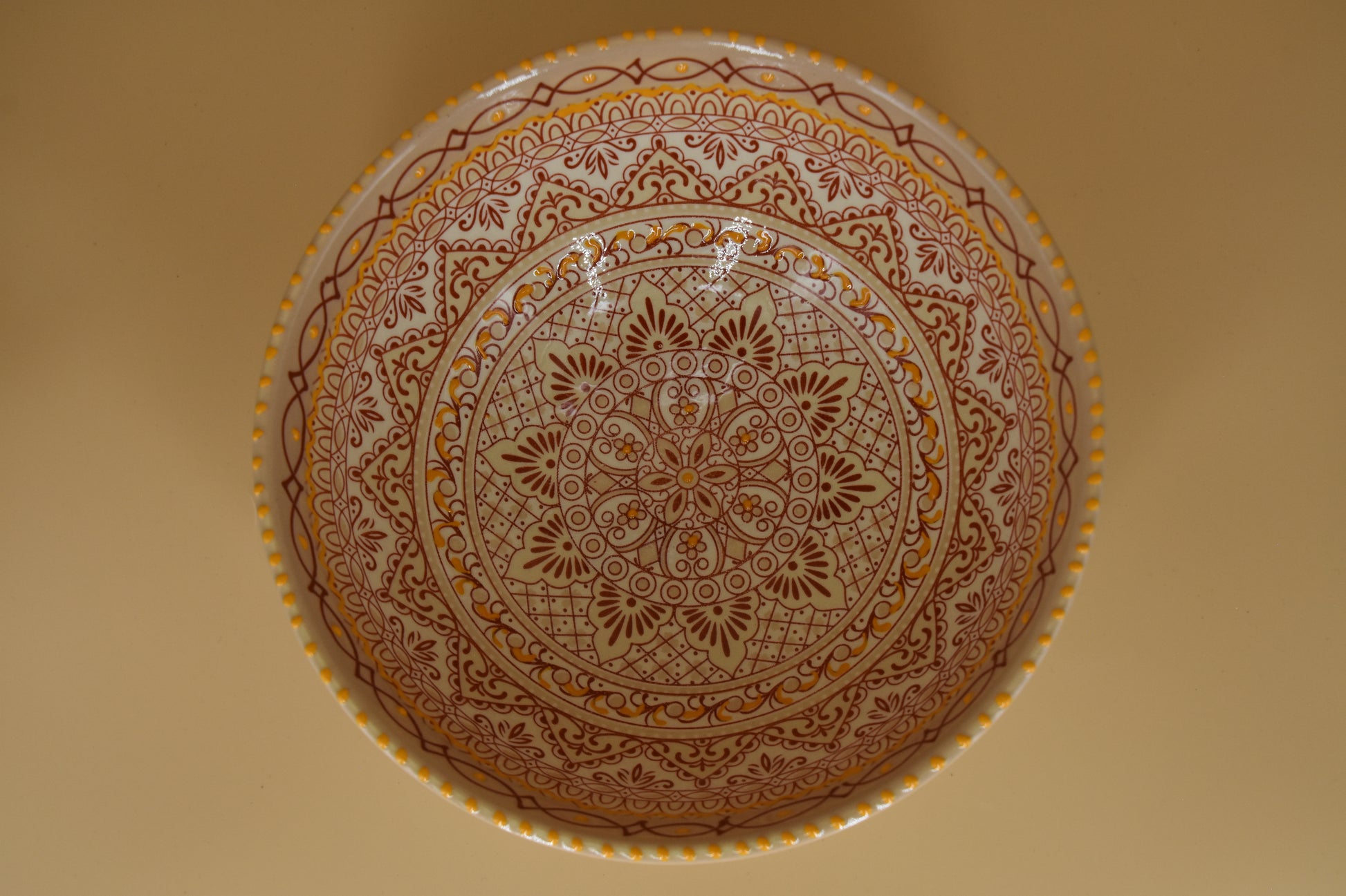 Aris Pastel schaal – 25 cm – Handbeschilderd