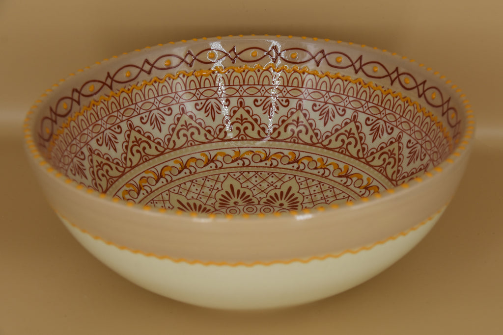 Aris Pastel schaal – 25 cm – Handbeschilderd