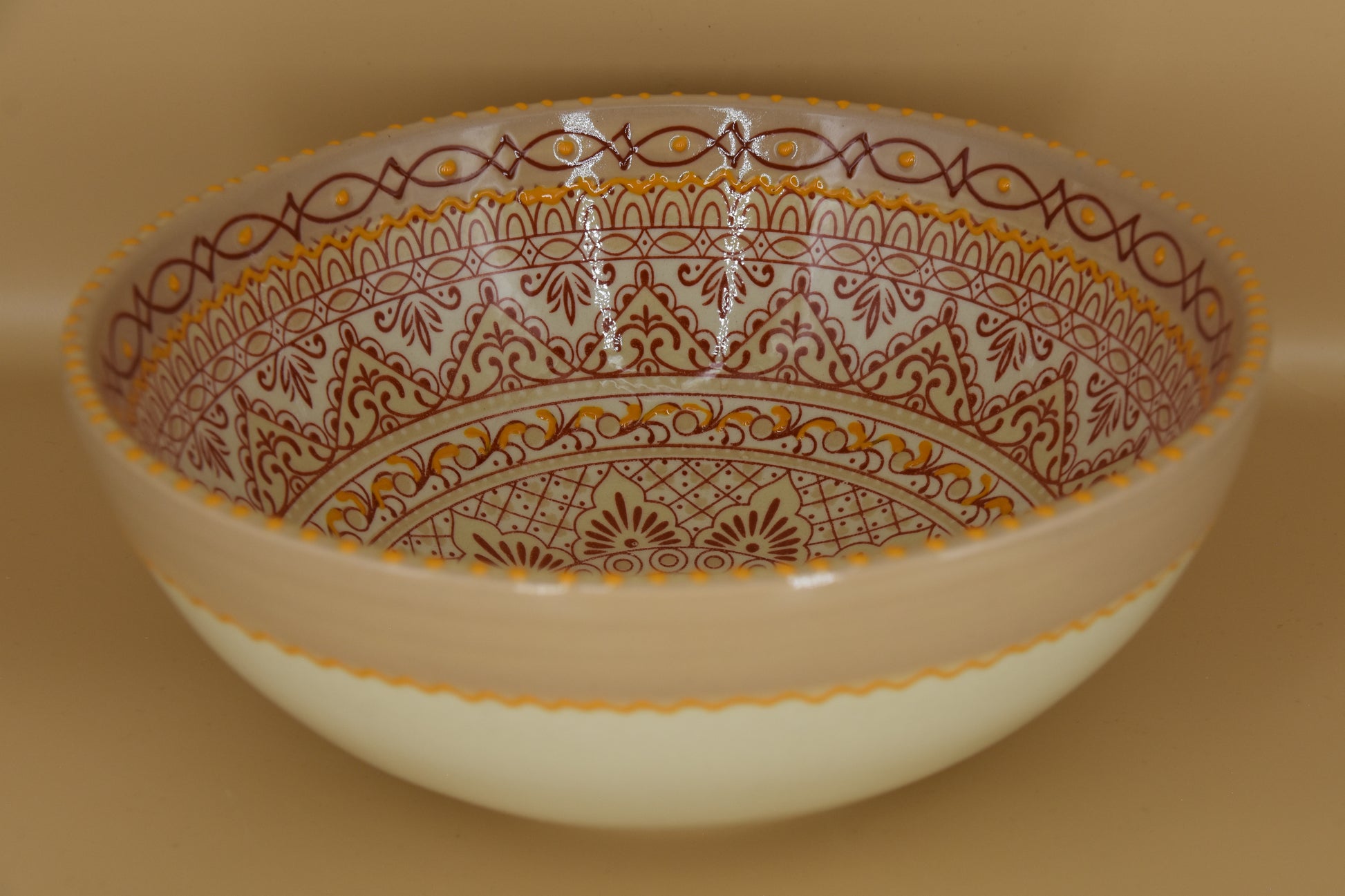 Aris Pastel schaal – 25 cm – Handbeschilderd