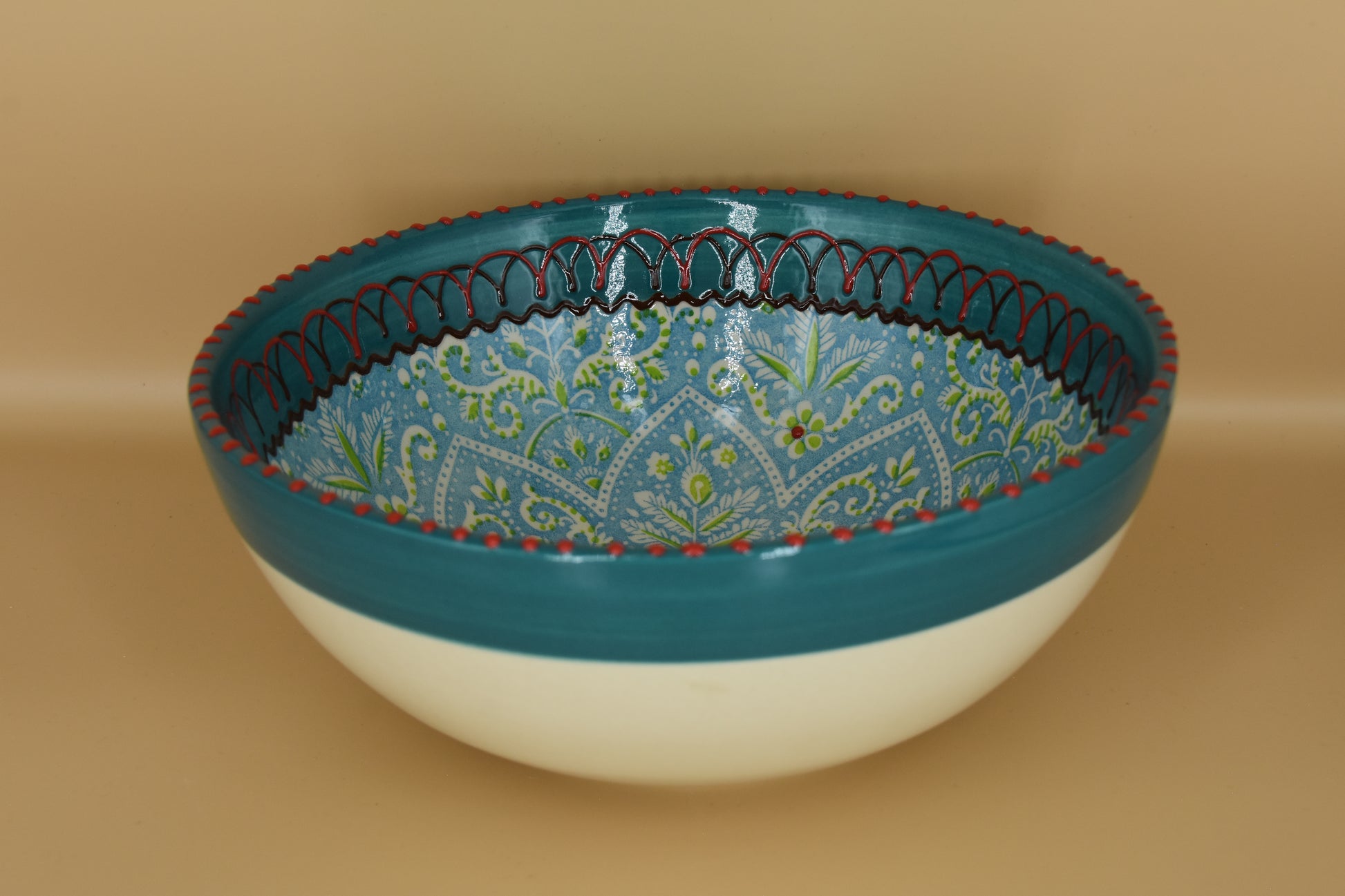 Aris Pastel schaal – 25 cm – Handbeschilderd