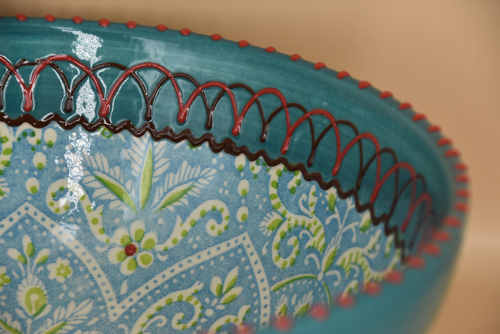 Aris Pastel schaal – 25 cm – Handbeschilderd