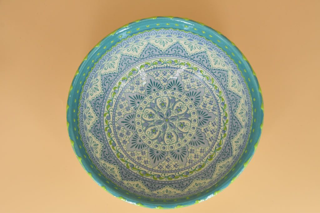 Aris Pastel schaal – 25 cm – Handbeschilderd