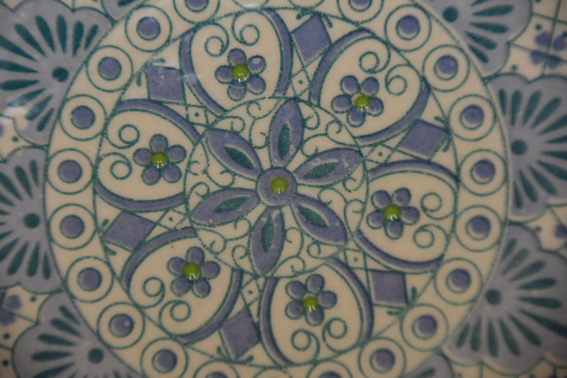 Aris Pastel schaal – 25 cm – Handbeschilderd