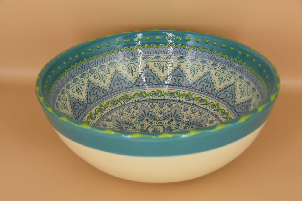 Aris Pastel schaal – 25 cm – Handbeschilderd