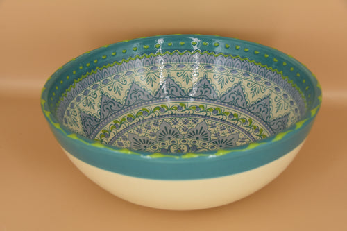 Aris Pastel schaal – 25 cm – Handbeschilderd