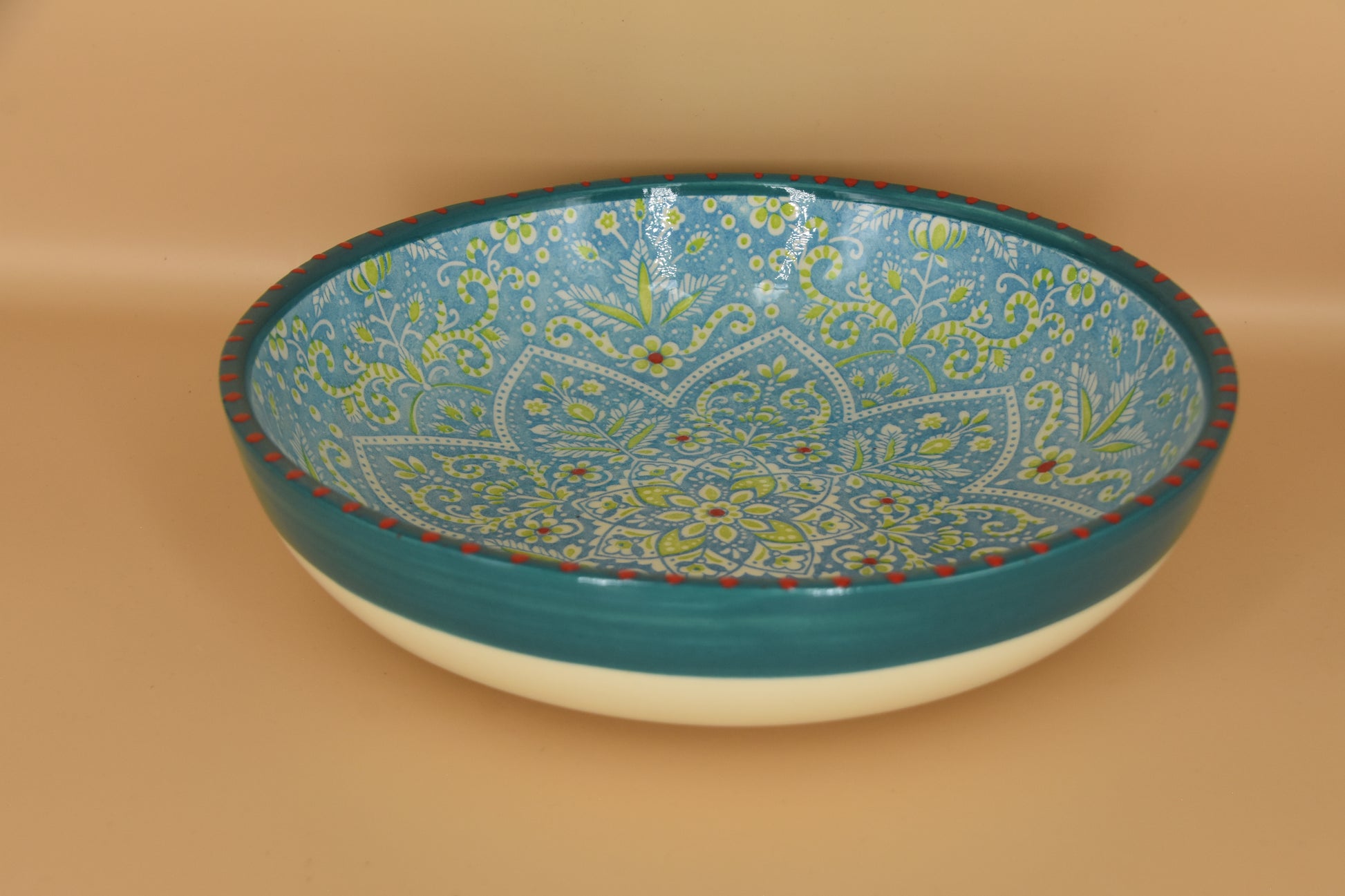 Aris Pastel schaal – 26 cm – Handbeschilderd