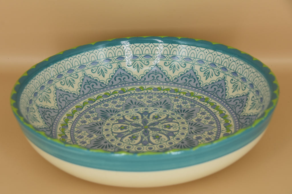 Aris Pastel schaal – 26 cm – Handbeschilderd