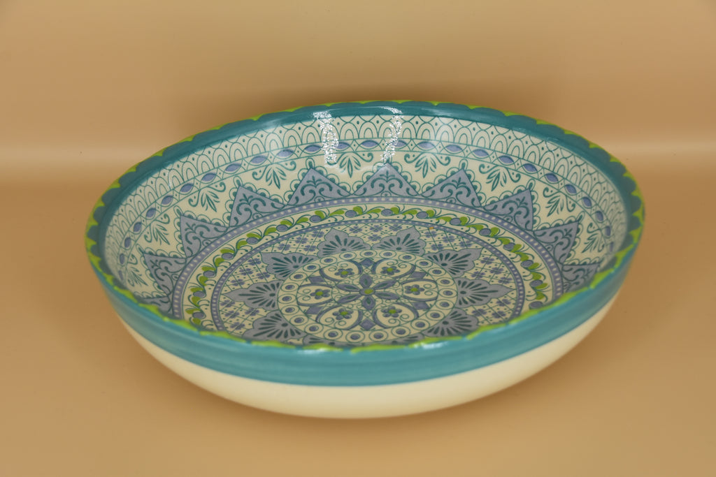 Aris Pastel schaal – 26 cm – Handbeschilderd