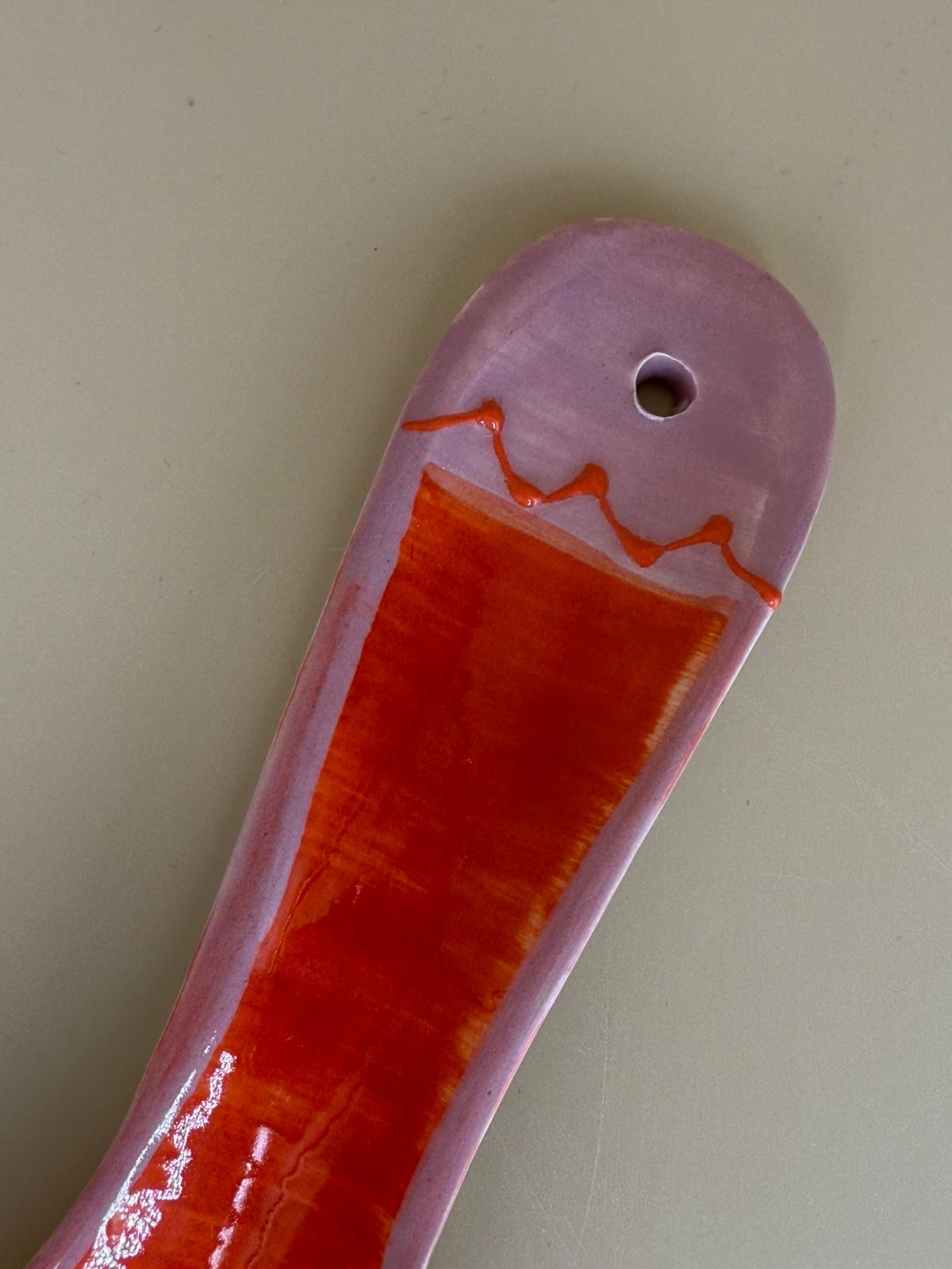 Handbeschilderde Lepelhouder – 26 cm