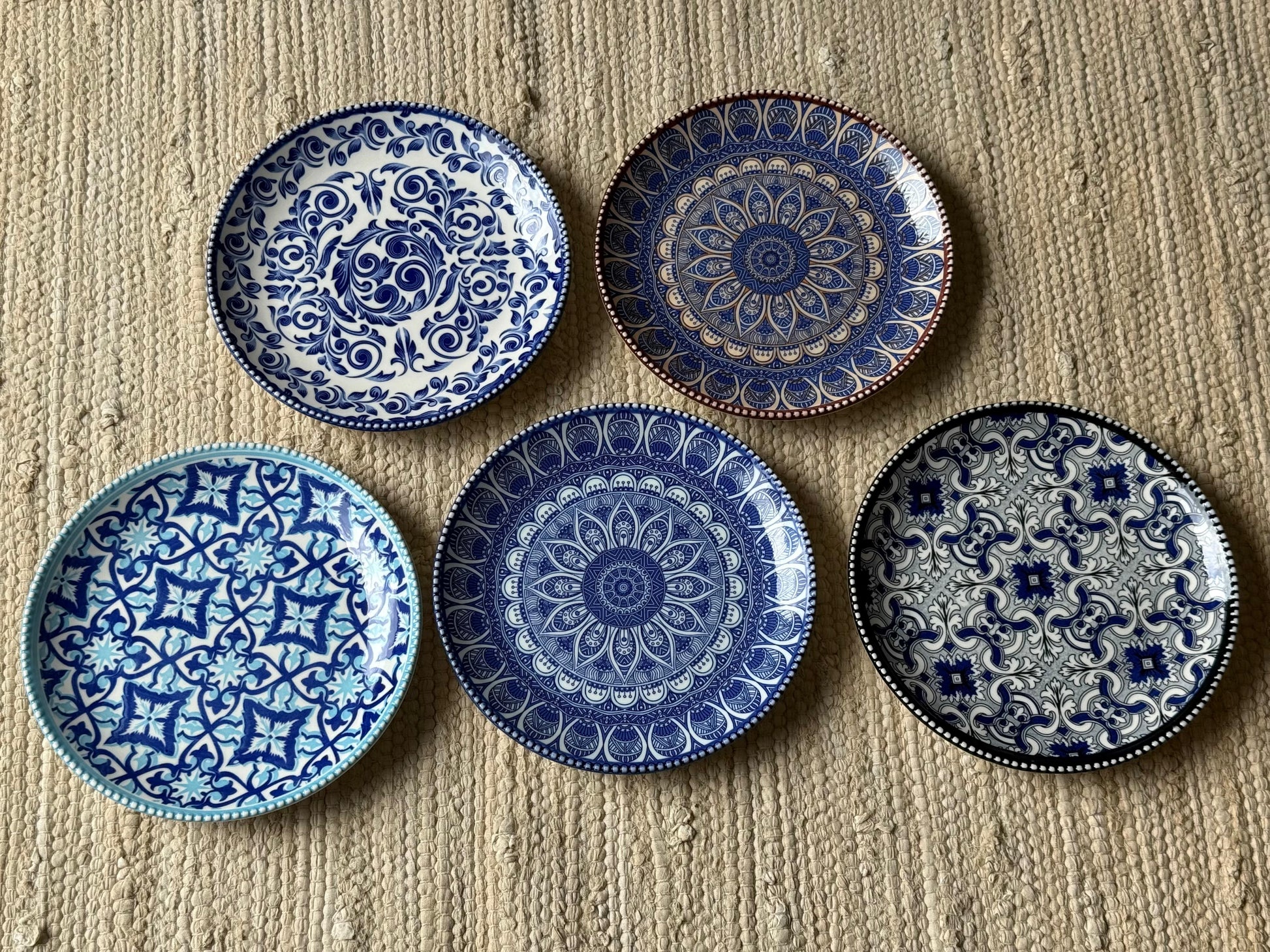 Handbeschilderde Spaanse borden