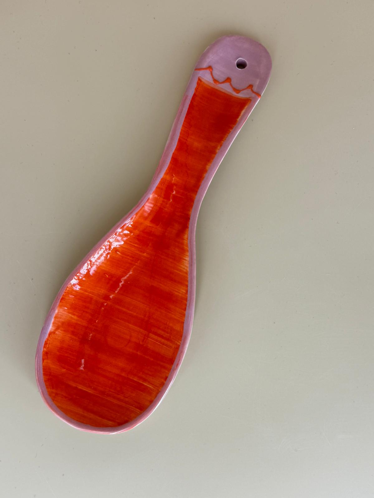 Handbeschilderde Lepelhouder – 26 cm