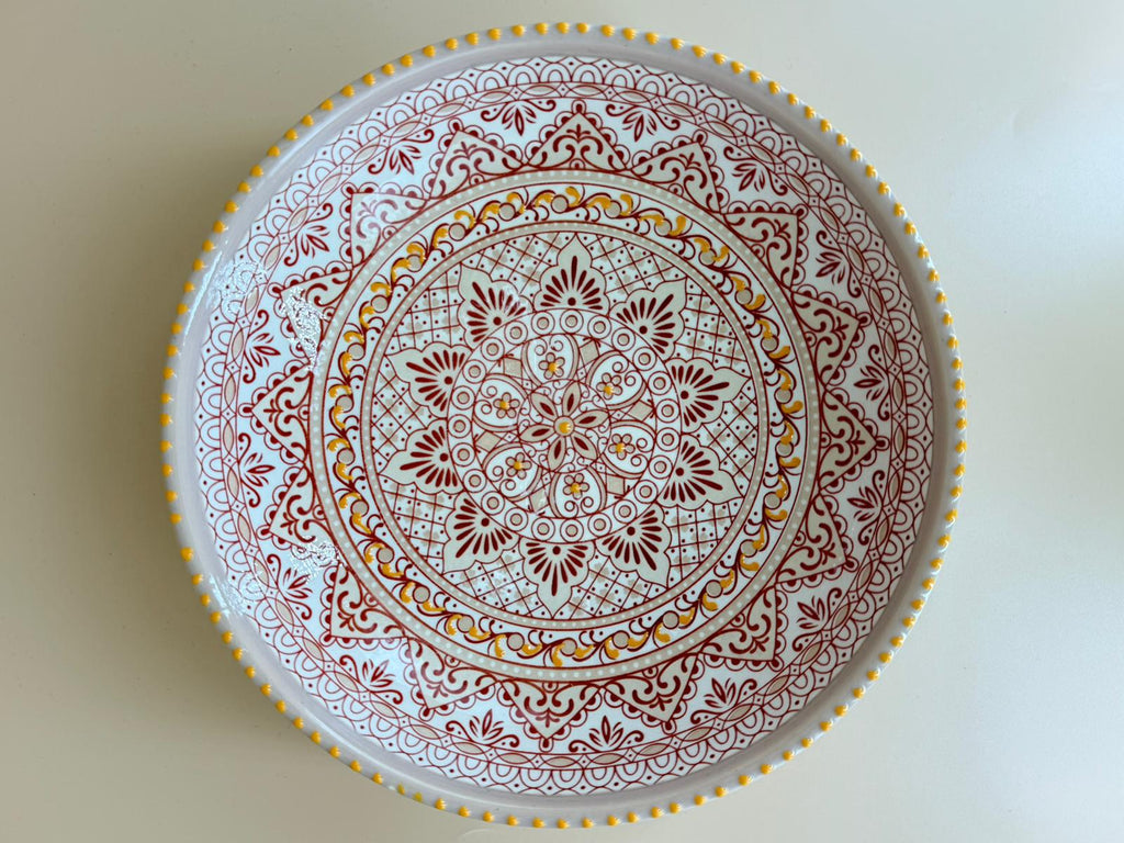 Aris Pastel schaal – 26 cm – Handbeschilderd