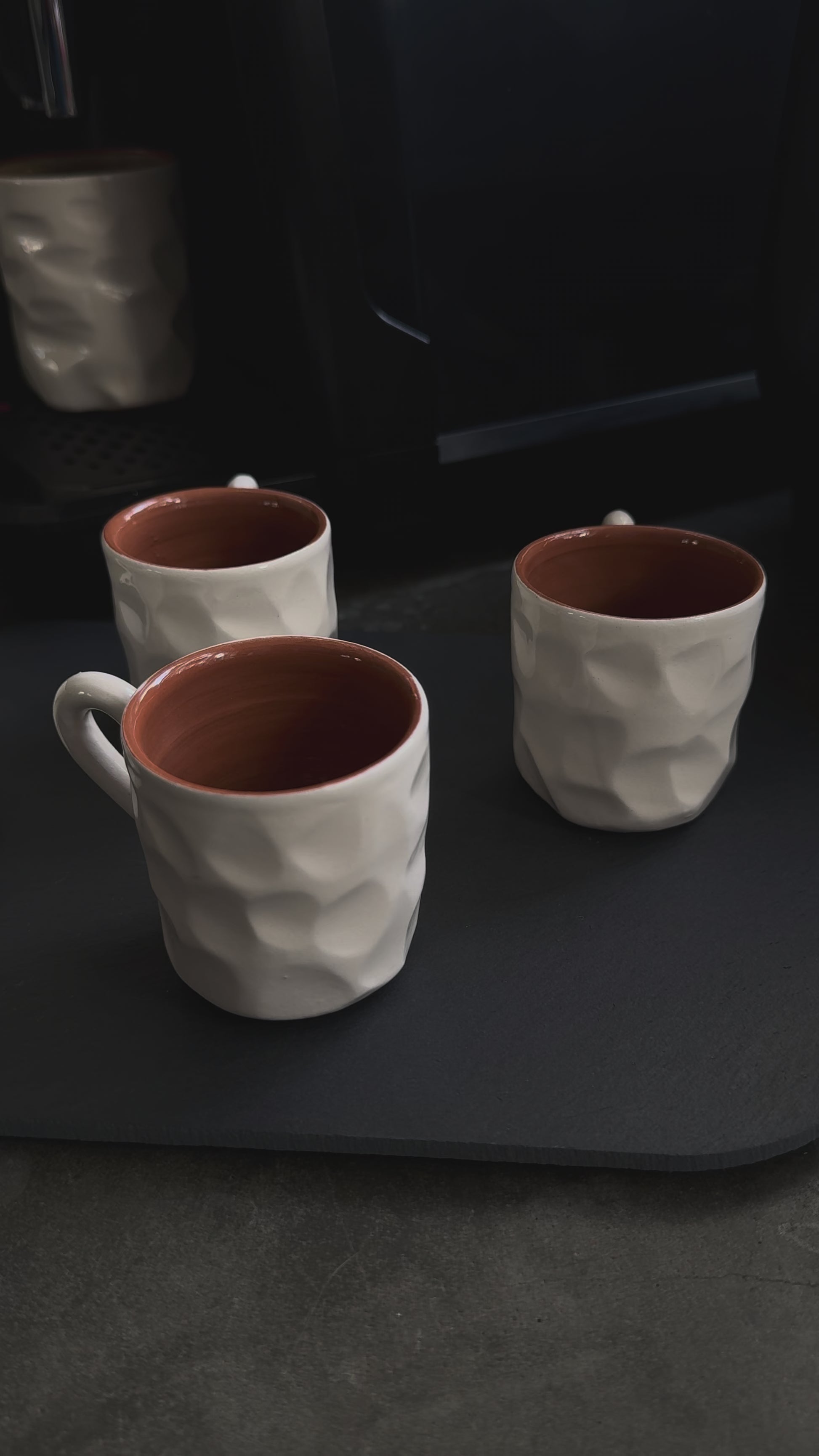 Espresso kopje met oor - Set van 2