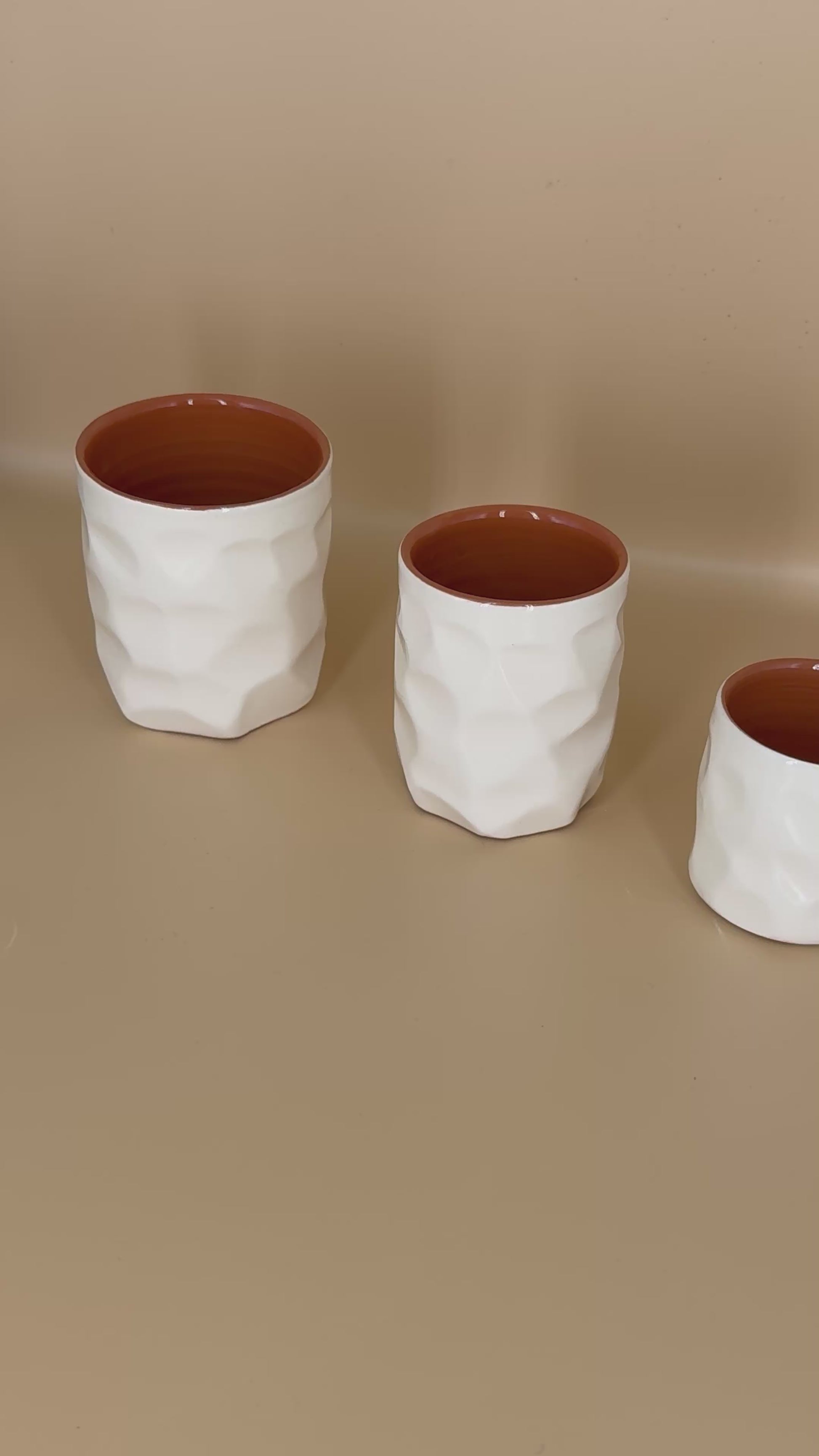 Espresso schotel Luma Clay - Set van 2